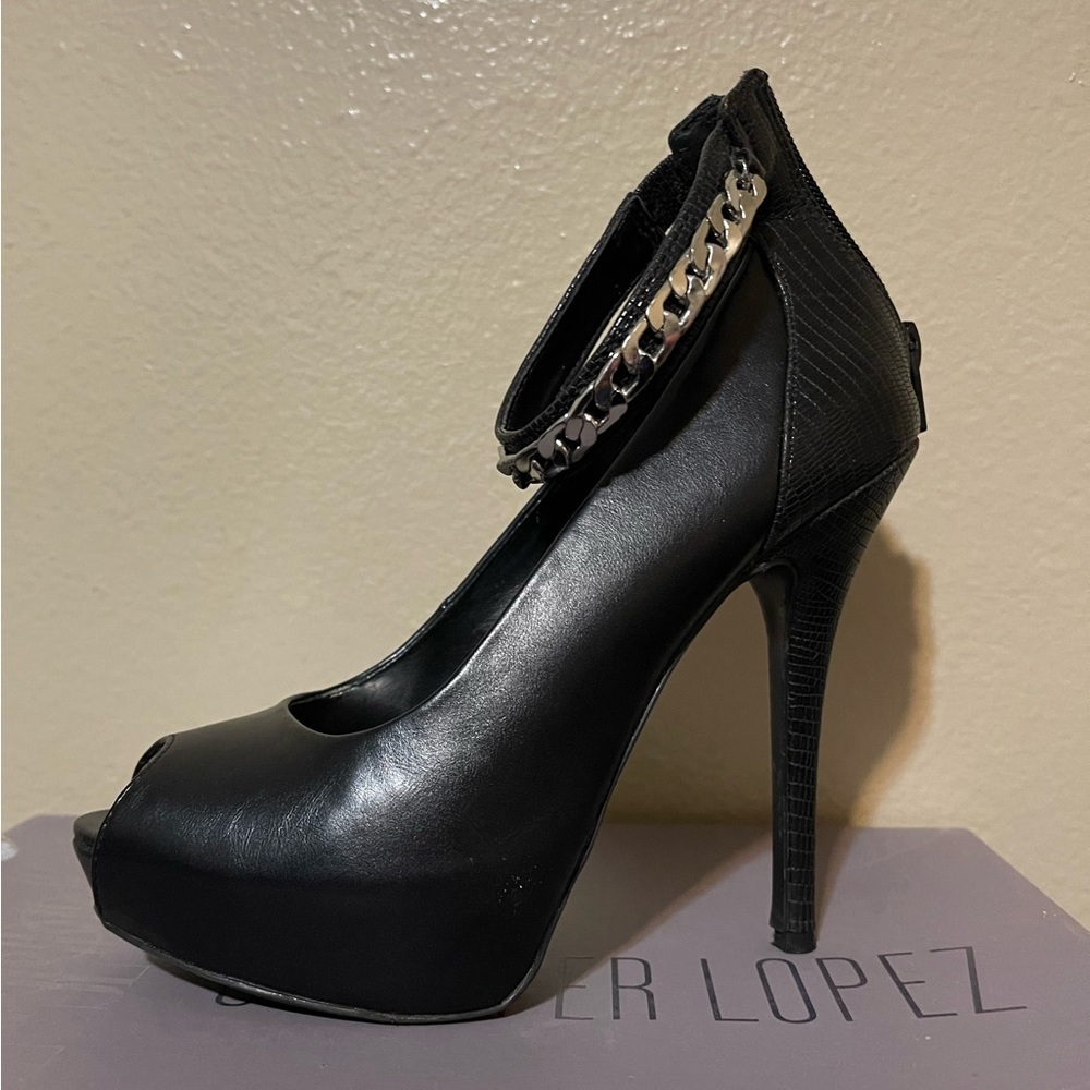 Black high heels